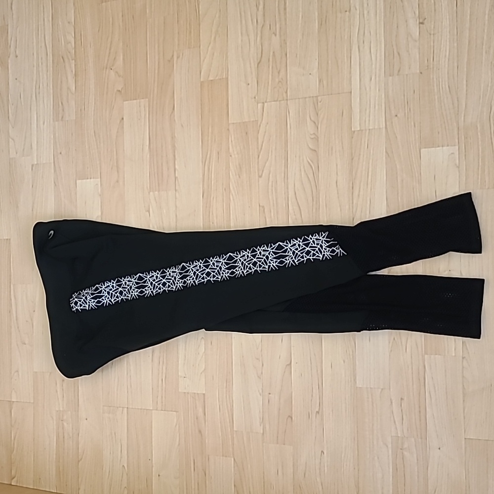 Better Sports Performance Women Black Leggings Mesh Ankle Size L
